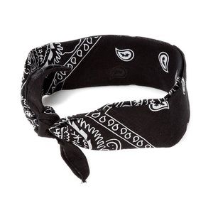 Paisley Bandana Black